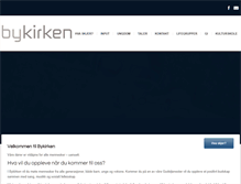 Tablet Screenshot of bykirken.no